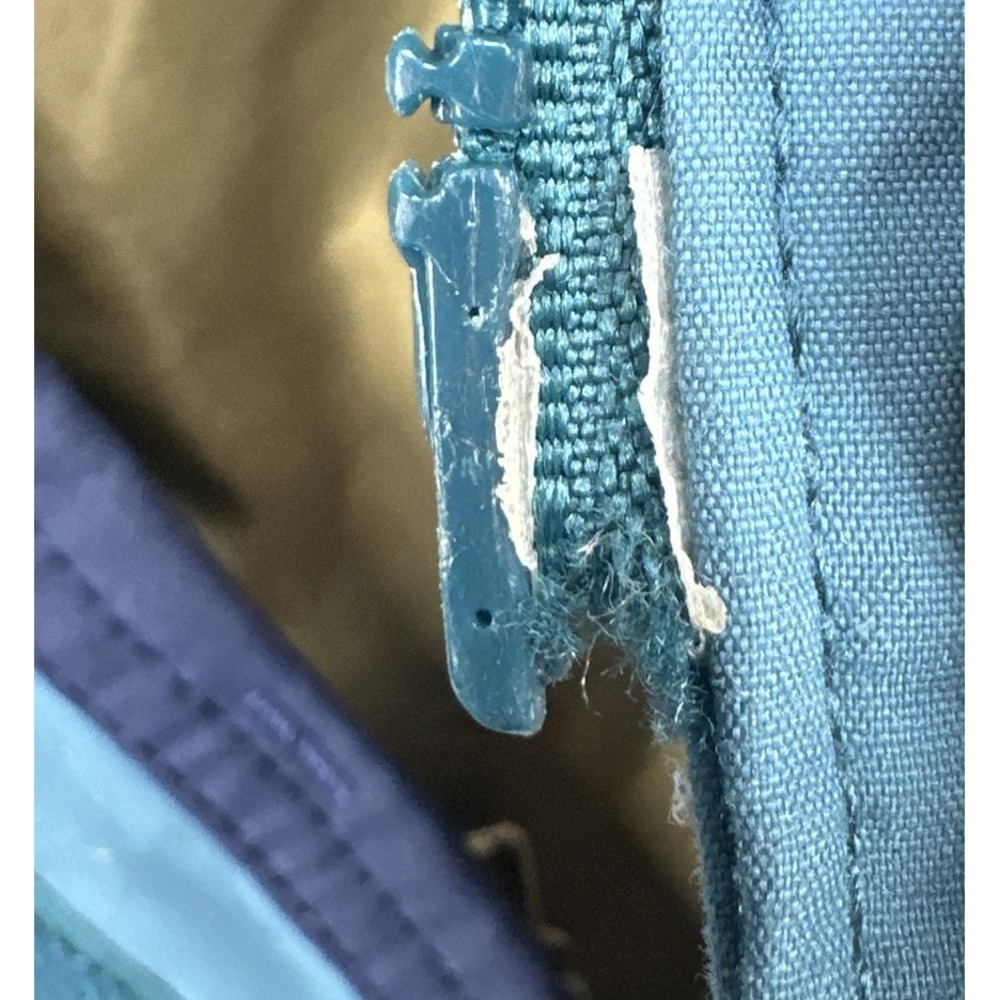 Patagonia‎ Unisex Storm Jacket Hooded Size XS Teal Full Zip Vintage - Picture 9 of 9